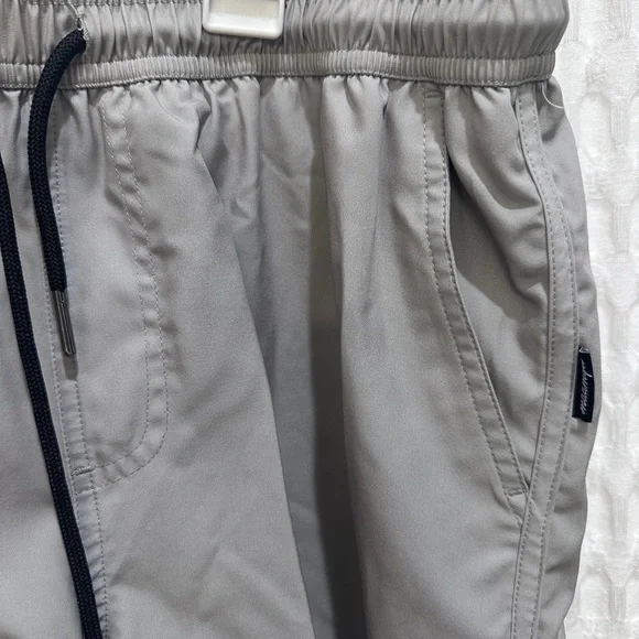 Maamgic Hybrid Gray Athletic Men's Lined 4” Shorts - Picture 2 of 6